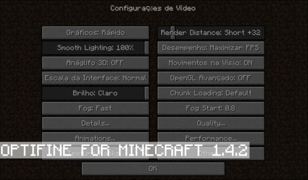 Optifine Mod for Minecraft 1.4.2 Optifine
